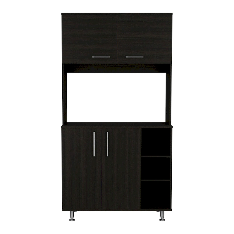 Pantry Cabinet for Kitchen, Dining Room,Living Room, Black