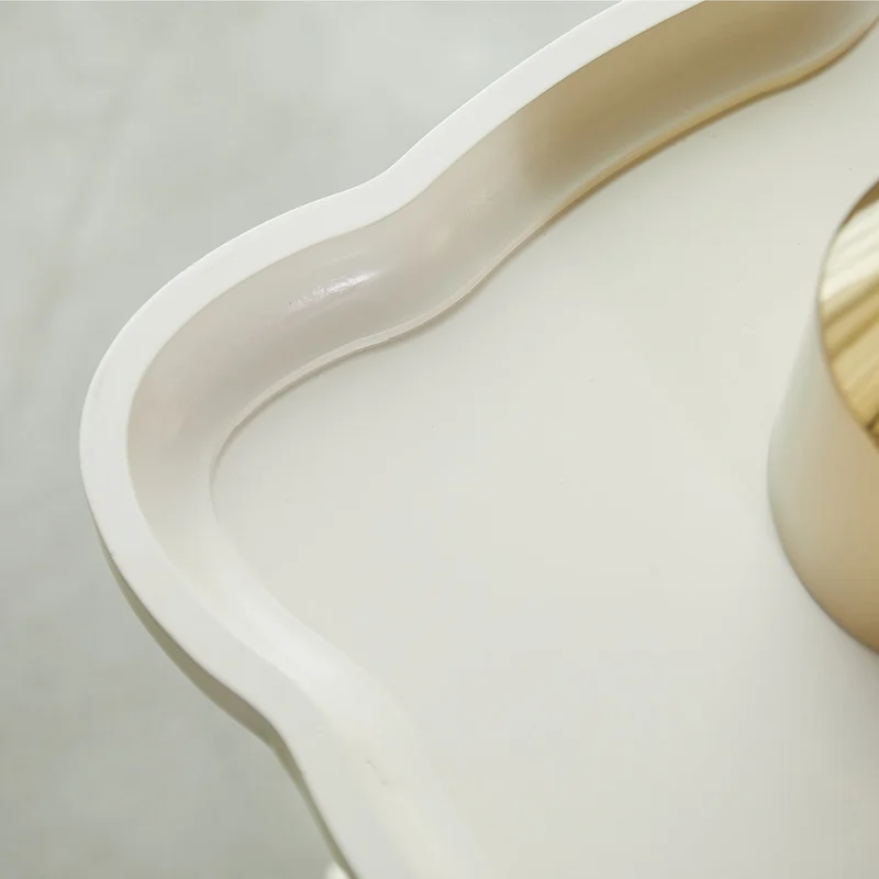 COZAYH Rustic Farmhouse Tray Top End Table