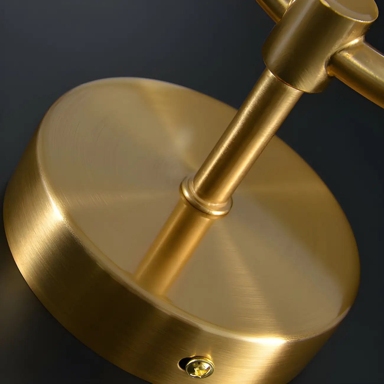 Modern Globe Glass Metal Gold Semi Flush Ceiling Light