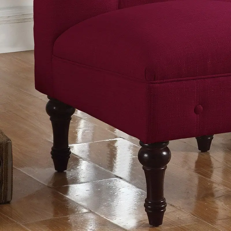 Rosevera LaGuardia Slipper Chair, Chesterfield, Armlesschair