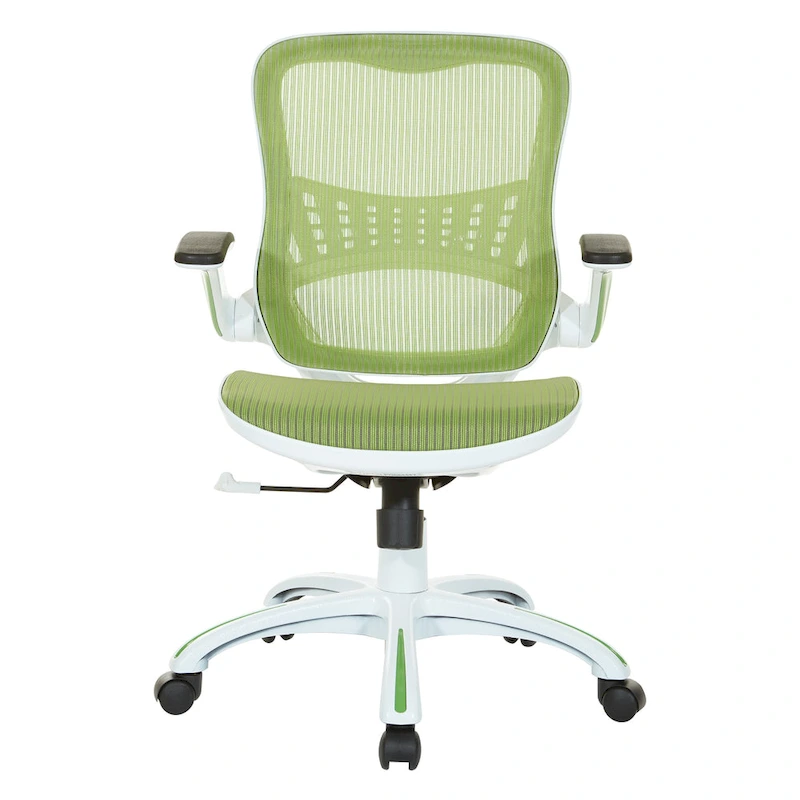 Riley Office Chair with White Mesh Seat and Back