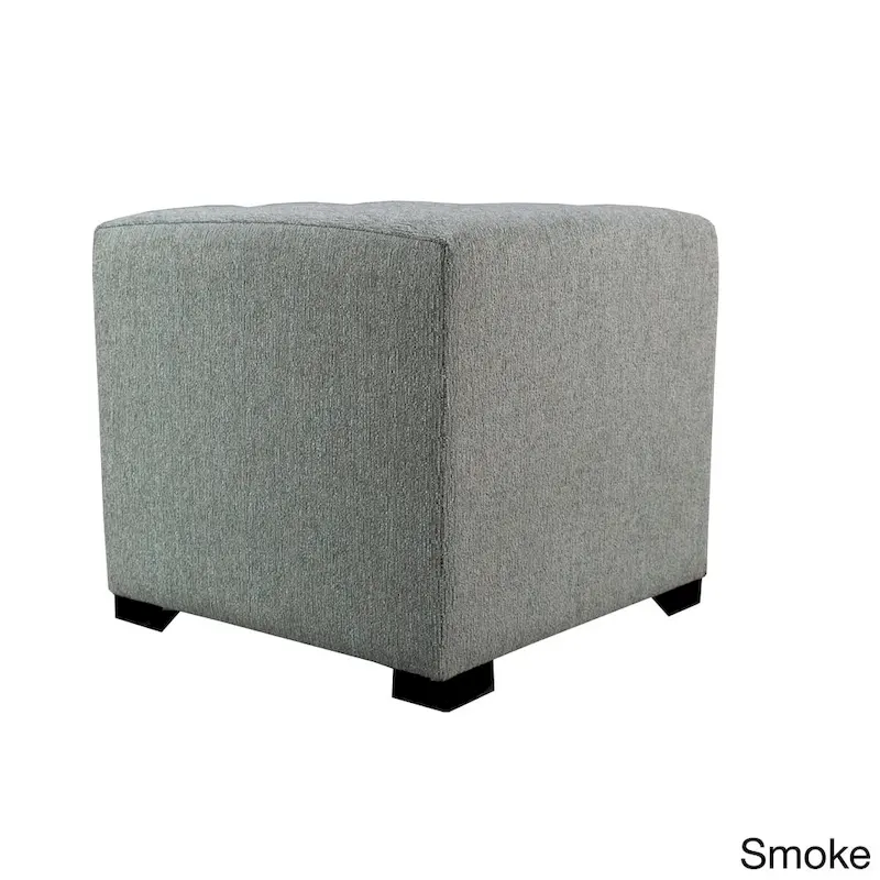 MJL Furniture Text2 Olivia 4-button Tufted Square Ottoman