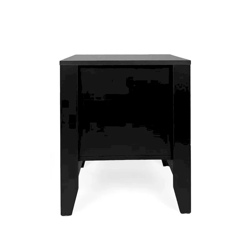 Faux Wood Nightstand with Drawer (Set of 2) by