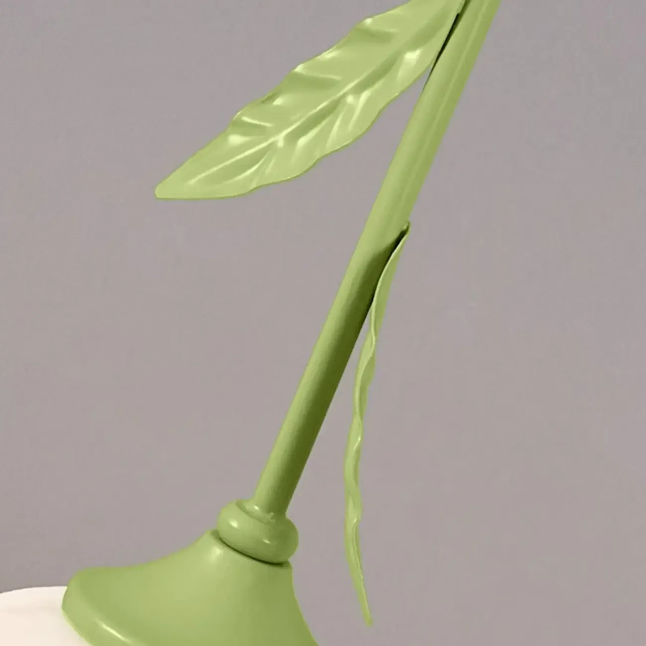 Kids Bedside White Glass Tulip Pendant Lamp