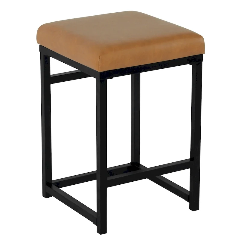 HomePop Backless Metal 24 Counter Stool - 24 inches