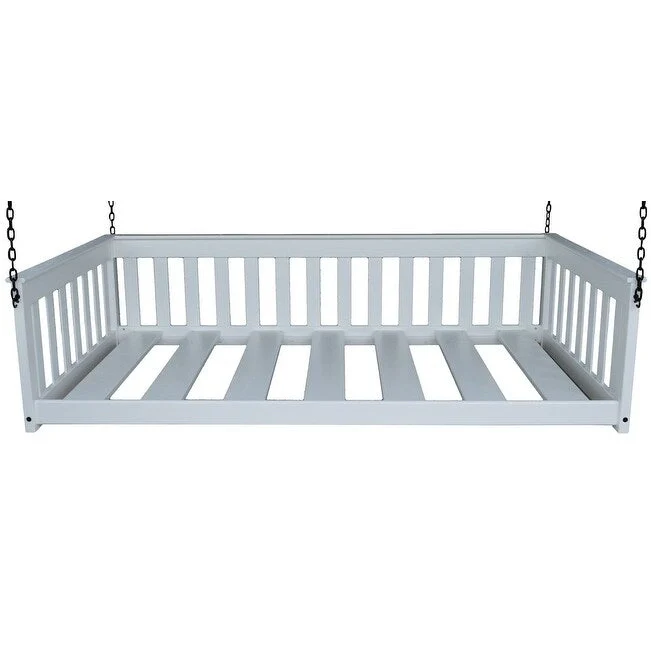 Pine Twin Mission Hanging Daybed with Chain