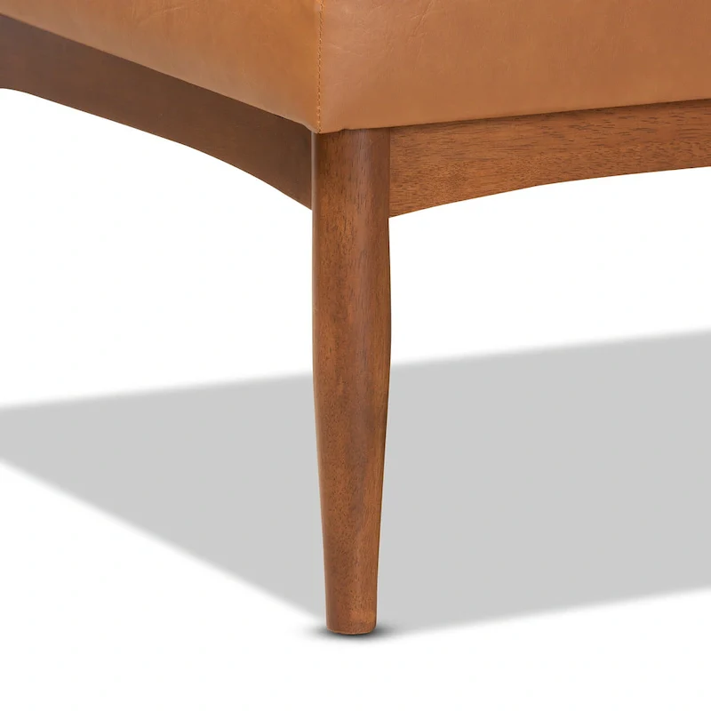 Daymond Mid-Century Modern 2-Piece Dining Nook Banquette Set