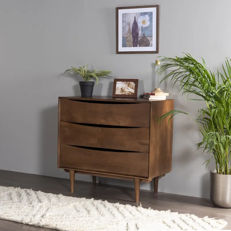 Dillon Solid Wood Three-Drawer Chest
