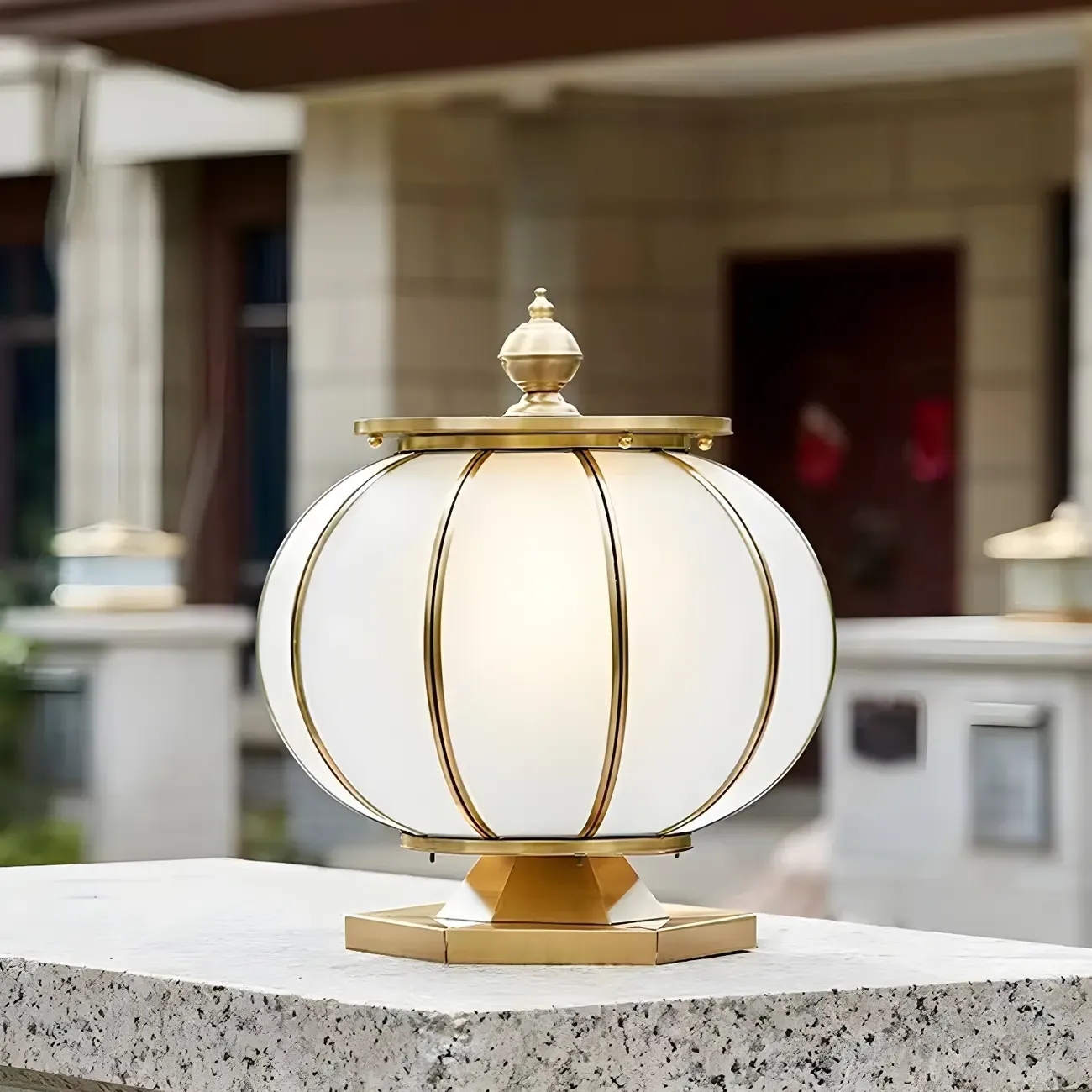 Vintage Decorative Table Lamp with Brass Finish