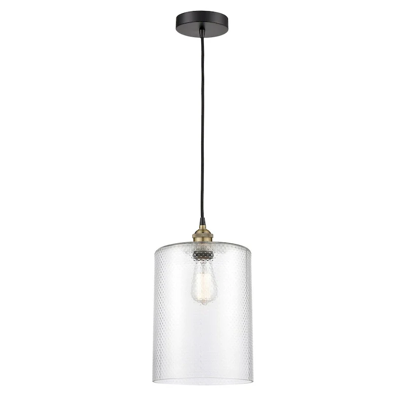 Innovations Lighting Cobbleskill - 1 Light 9  Cord Hung Mini Pendant