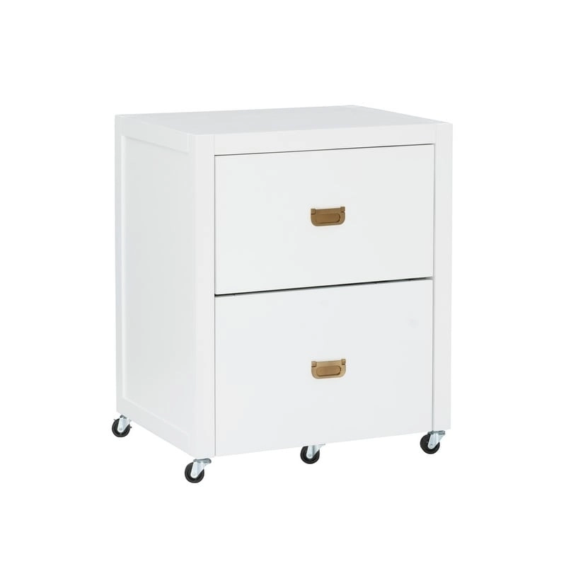 Linon Poppy Rolling File Cabinet
