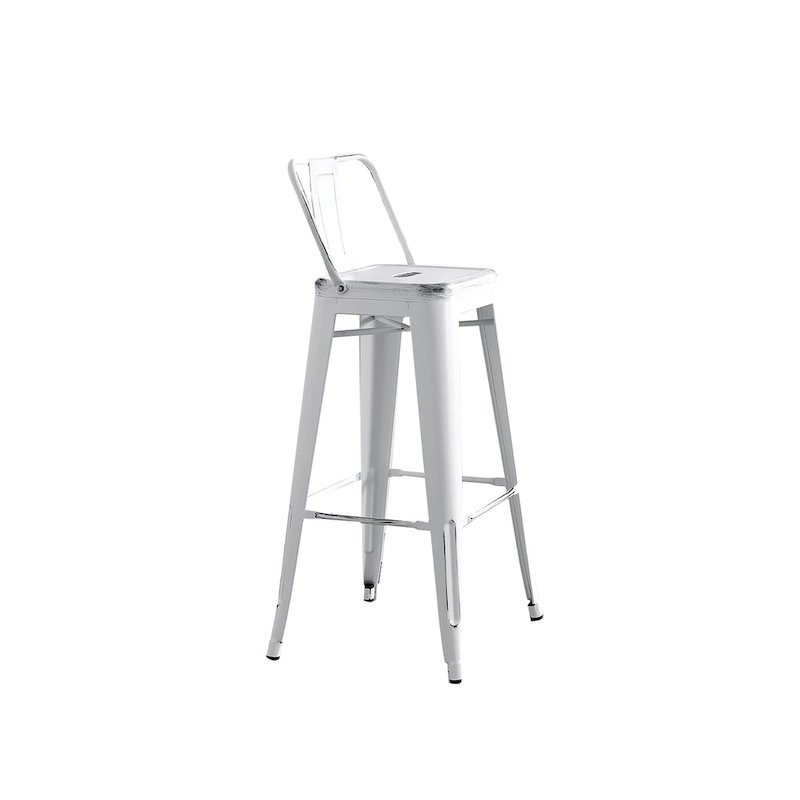 AC Pacific 30 Inch Metal Barstool Set of 2