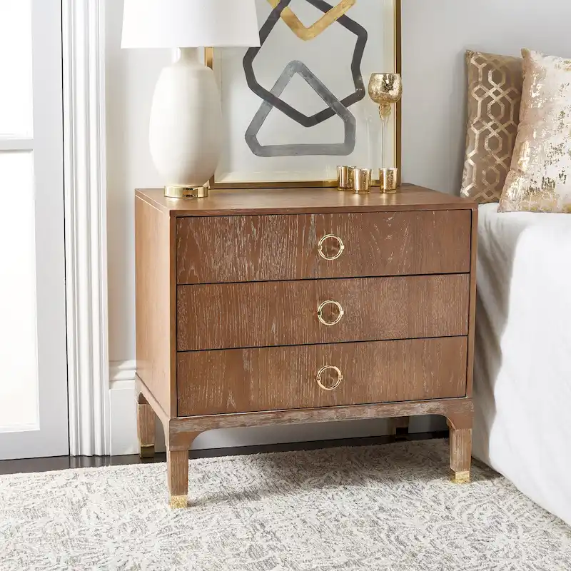 Artimiza 3-Drawer Nightstand - 30Wx19Dx28H