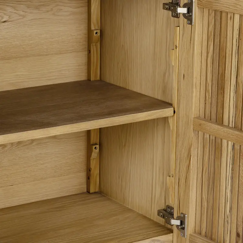 Classic Home Roya Oak Veneer Sideboard Buffet