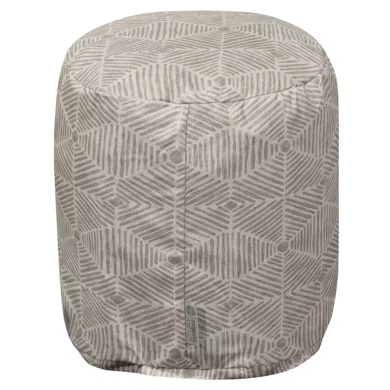 Majestic Home Goods,Pouf Charlie Beige