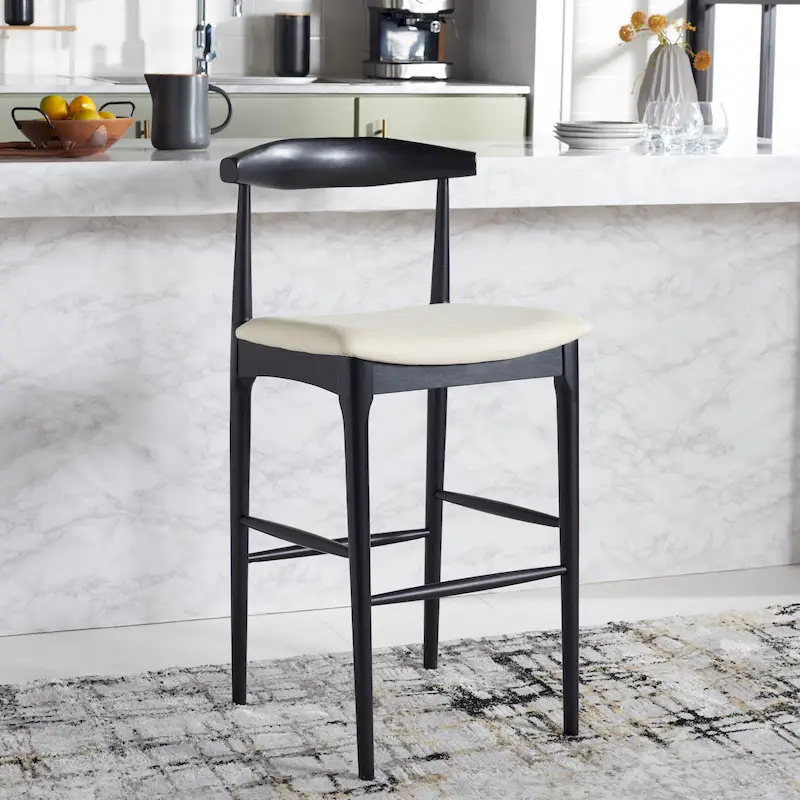 SAFAVIEH Miranda Retro 30-inch Bar Stool - 22 In. W x 21 In. D x 42 In. H - 22Wx21Dx42H