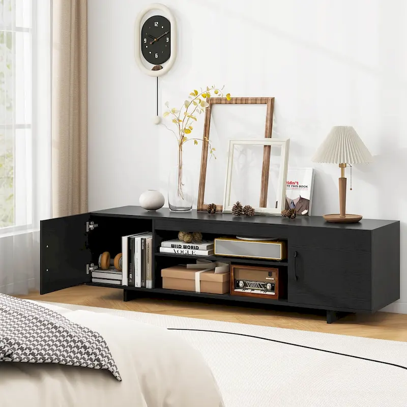 Costway TV Stand for 70 TVs Modern Entertain Center with Power Outlet - See Details