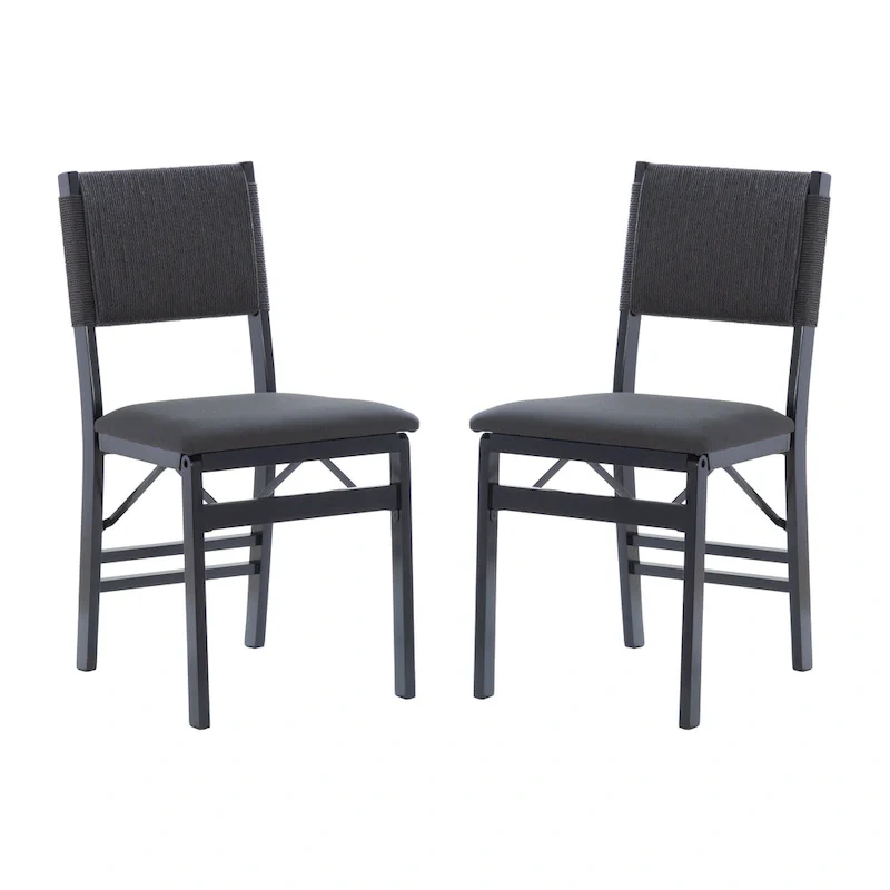 Imperial Wood Rope Folding Dining Chair (Set of 2)