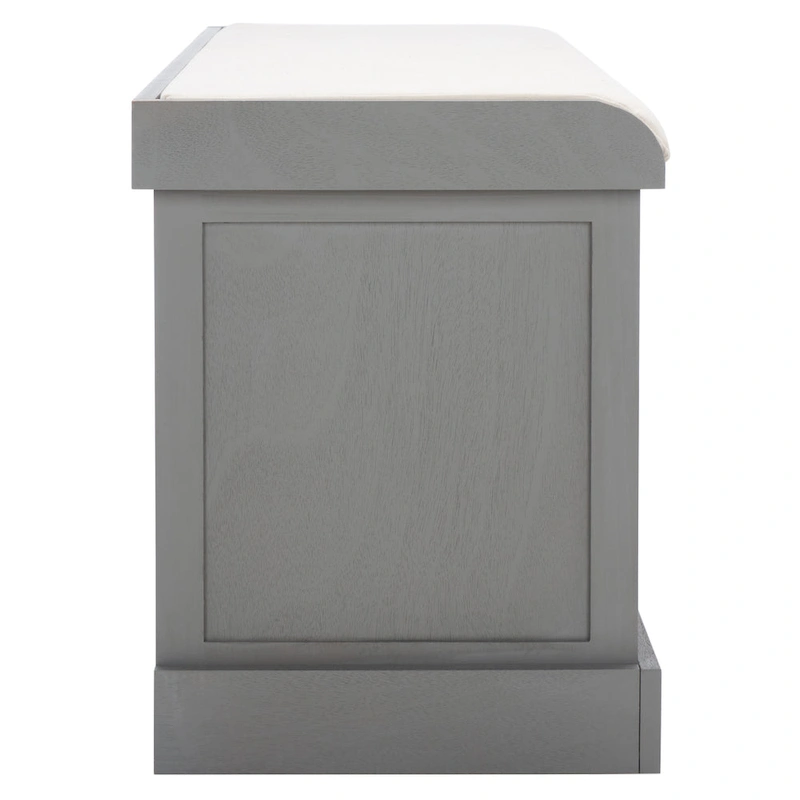 SAFAVIEH Mozella 3-Drawer Cushion Bench - 42  W x 15  D x 20  H - 42Wx15Dx20H