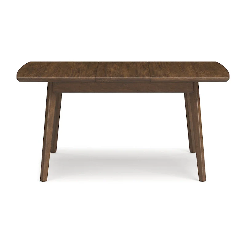 Signature Design by Ashley Lyncott Brown Rectangular Dining Butterfly Extension Table - 36 W x 48/64 D x 30 H