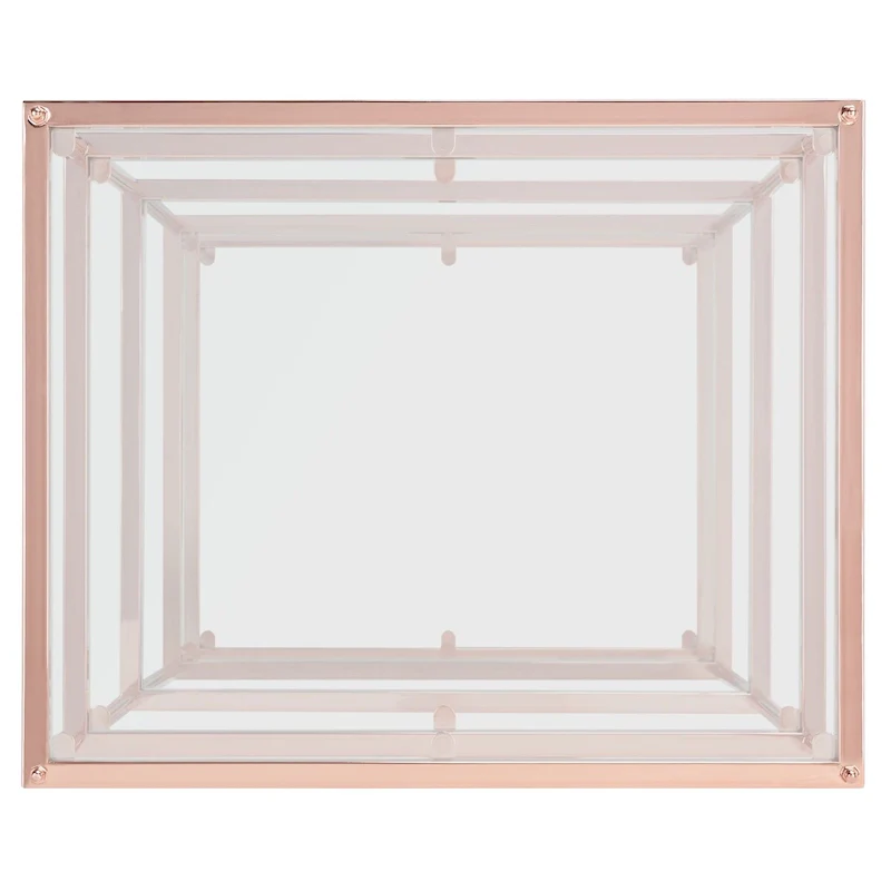 SAFAVIEH Vida 3-Tier Accent Table - 22 W x 18 D x 27 H - 22Wx18Dx27H