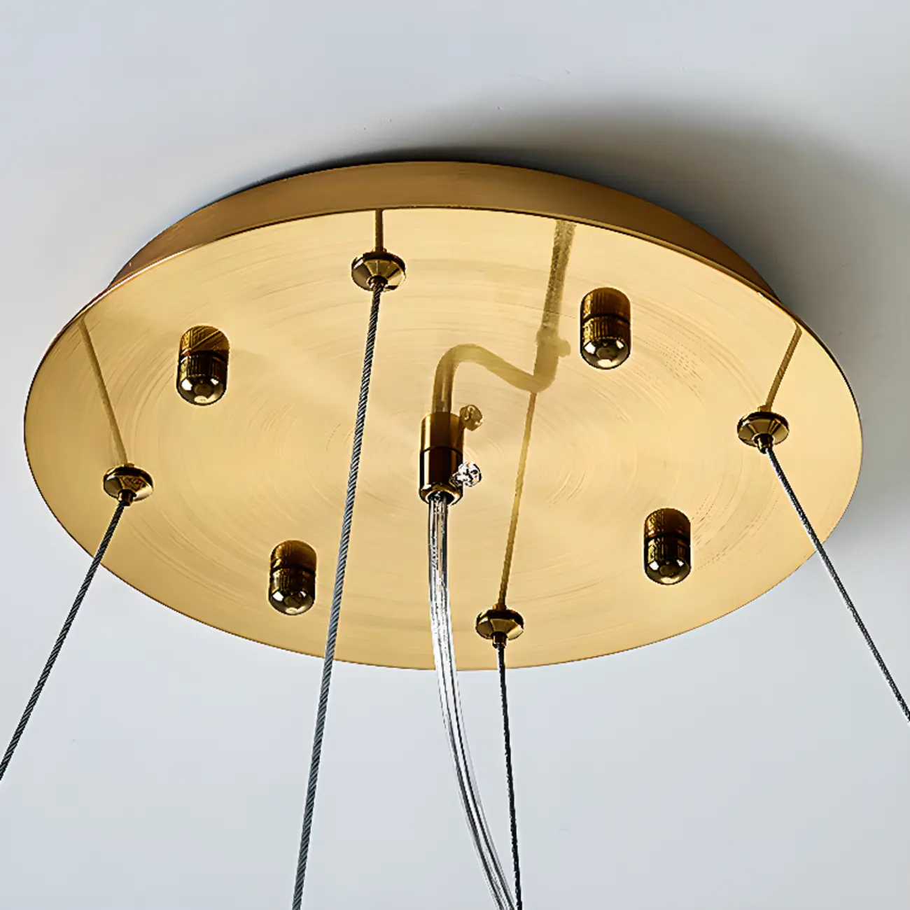 Modern Gold Crystal Garland Ambient Chandeliers