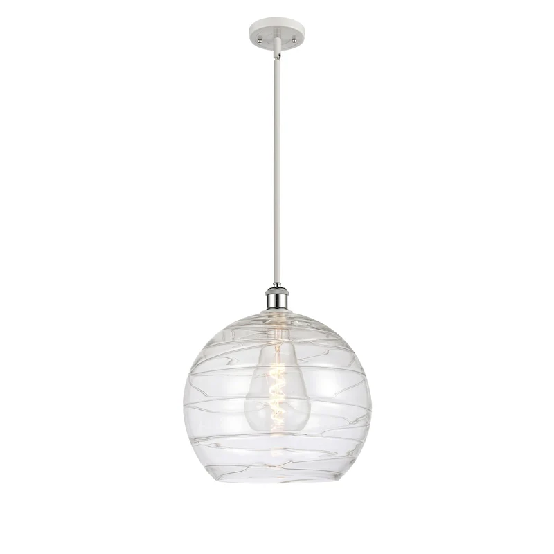 Innovations Lighting Athens Deco Swirl 1 Light 14  Pendant