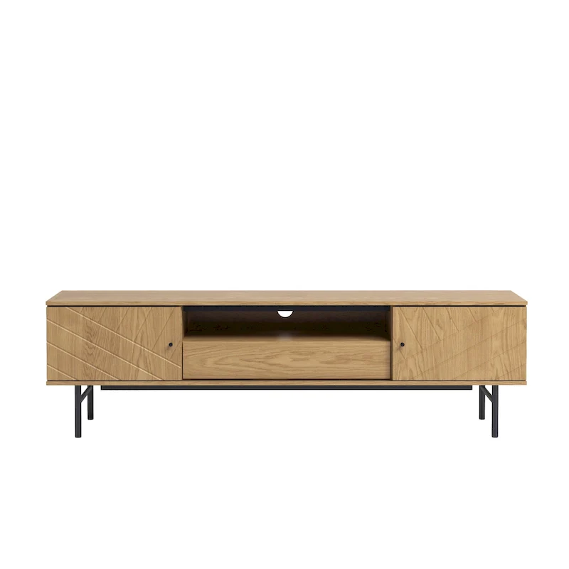 Studio London Amara 70.6 Media Console Oak Effect TV Stand