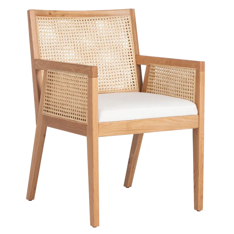 Couture Lupita Rattan Dining Chair - 21.9  W x 24.8  L x 33.9  H - 22Wx25Dx34H