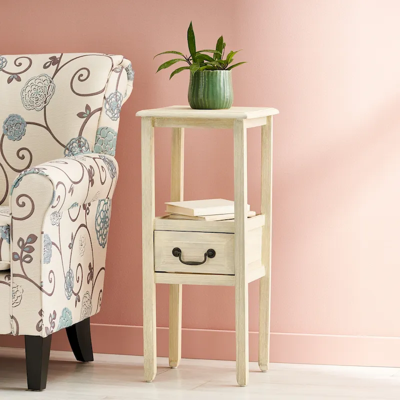 Rivera Acacia Wood Accent Table by Christopher Knight Home