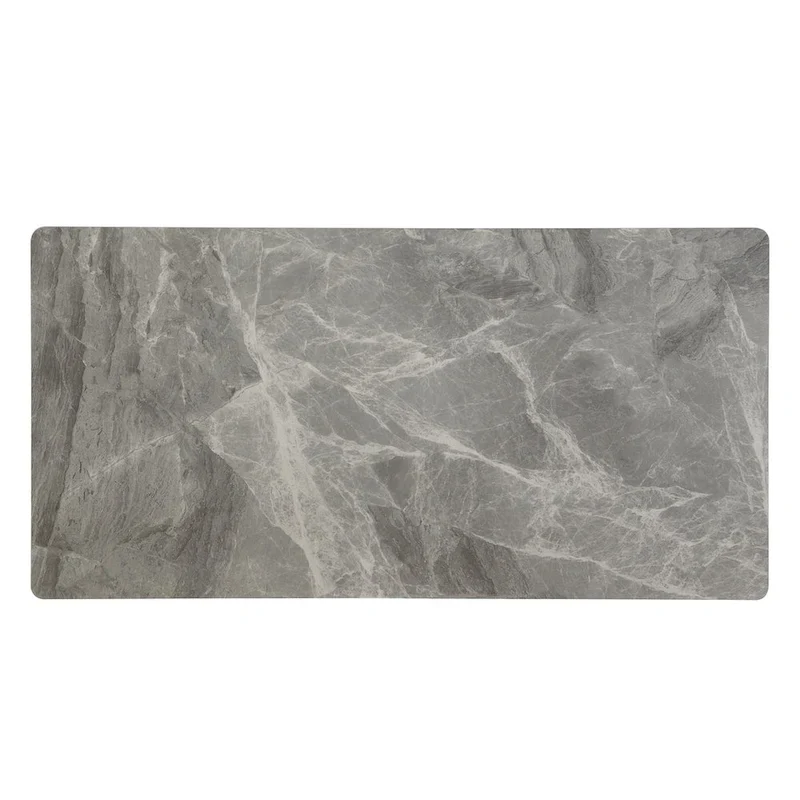 Sintered Stone Dining Table - Rectangular, Seats 6 (Gray)