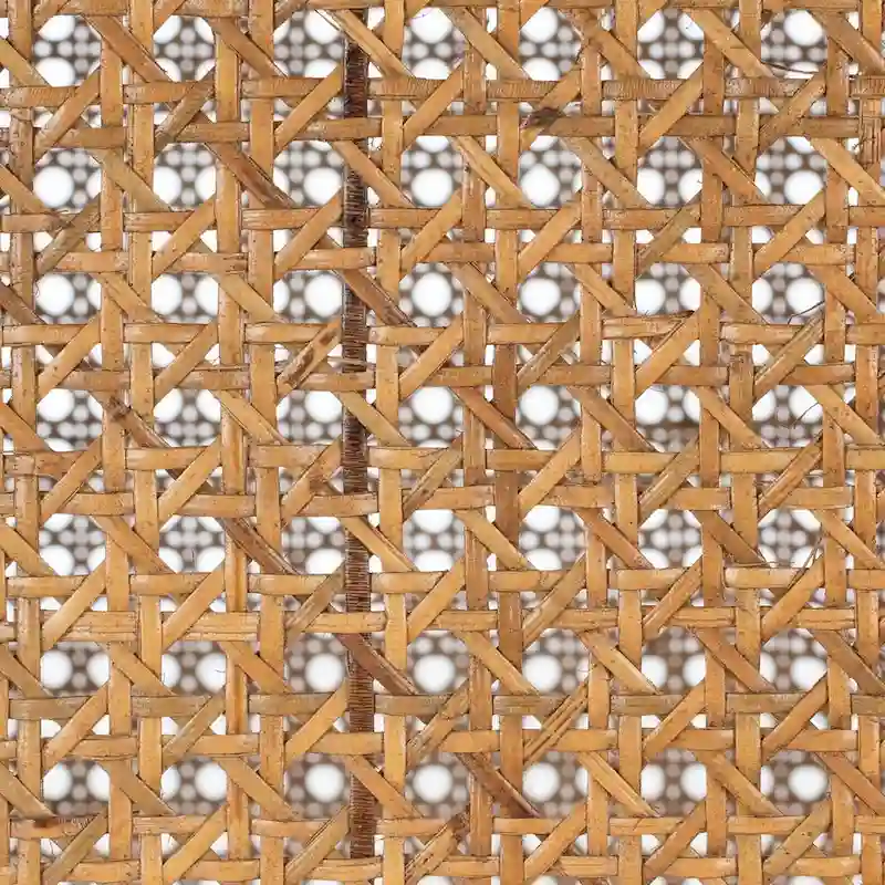 SAFAVIEH Mozell Cane Dining Table - 47.3 W x 47.3 L x 28.8 H - 47Wx47Dx29H