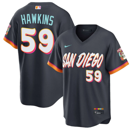 Garrett Hawkins San Diego Padres City Connect Stadium Jersey