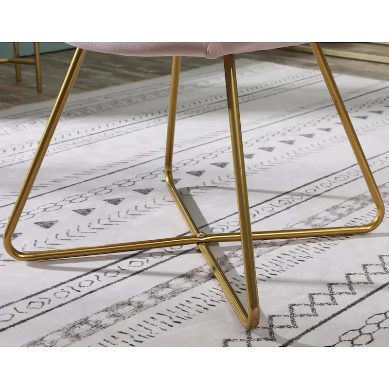 Velvet Accent Chair - Blue/Green/Grey/Pink - Single Seat