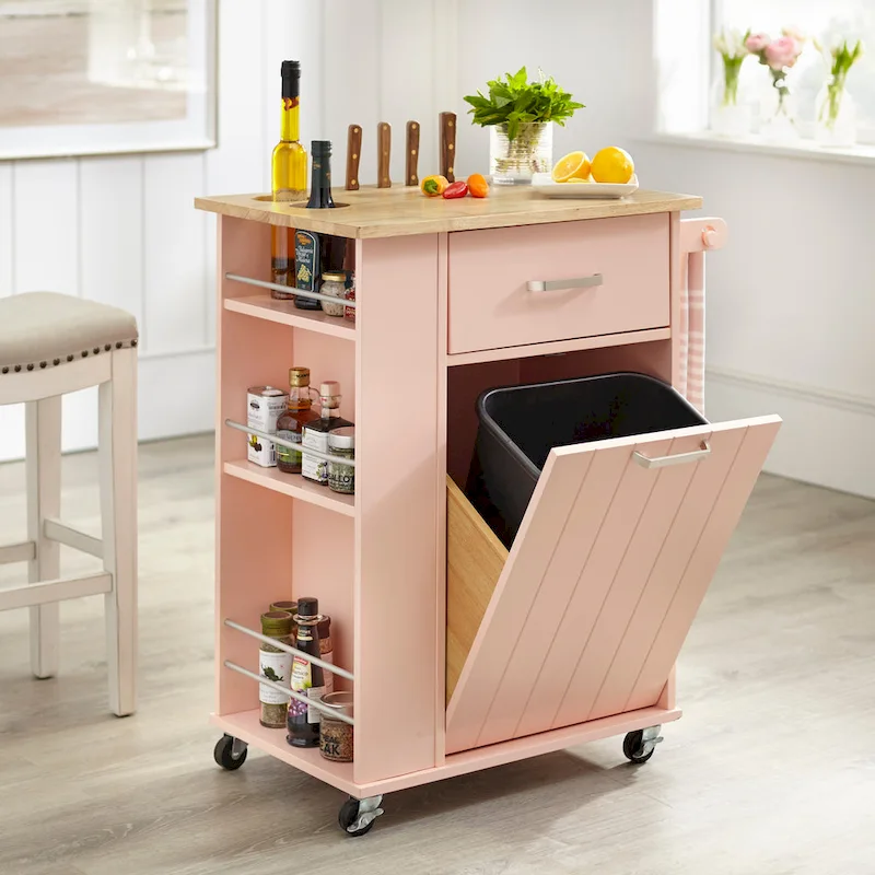 Simple Living Lima Rolling Kitchen Cart