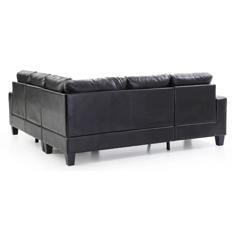 Newbury Faux Leather Sectional Sofa