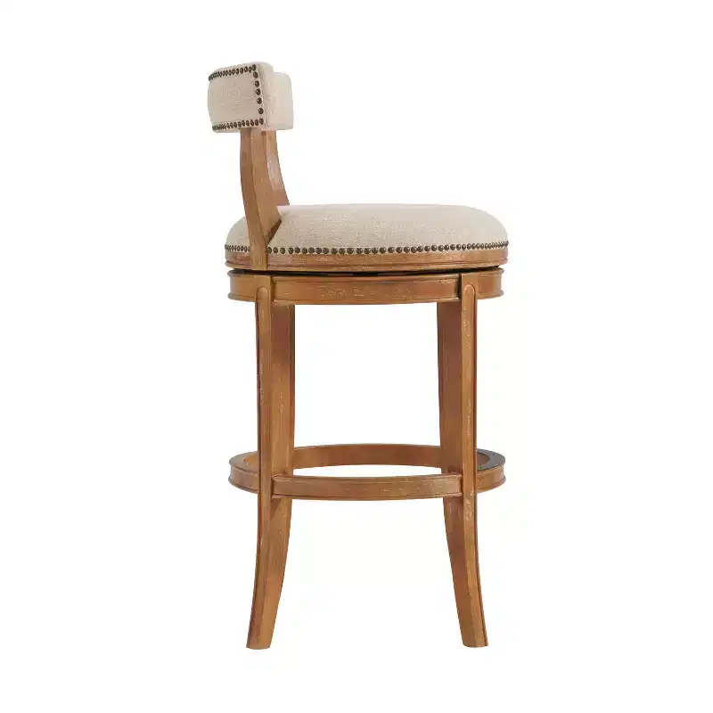 Set of 2 Hanover Swivel Bar Height Stools - Alaterre Furniture