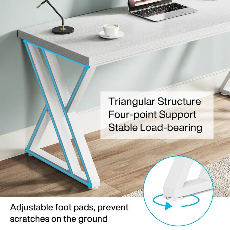 55 Heavy Duty Computer Desk, Office Desk