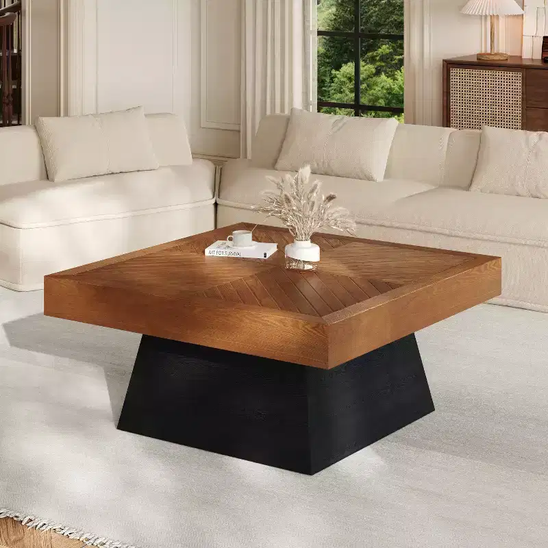 Christopher Knight Home Xena Mid-Century Modern Square Coffee Table