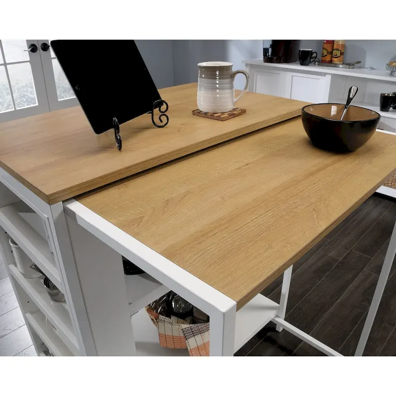 Kitchen Island Baltic Oak/white