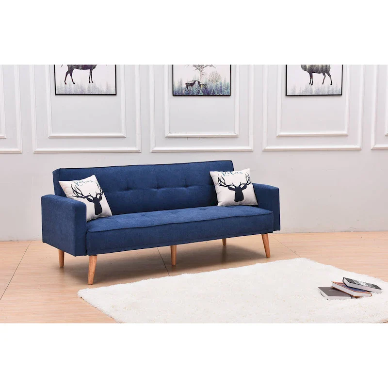 Modern Adjustable 3-position Sleeper Sofa Futon