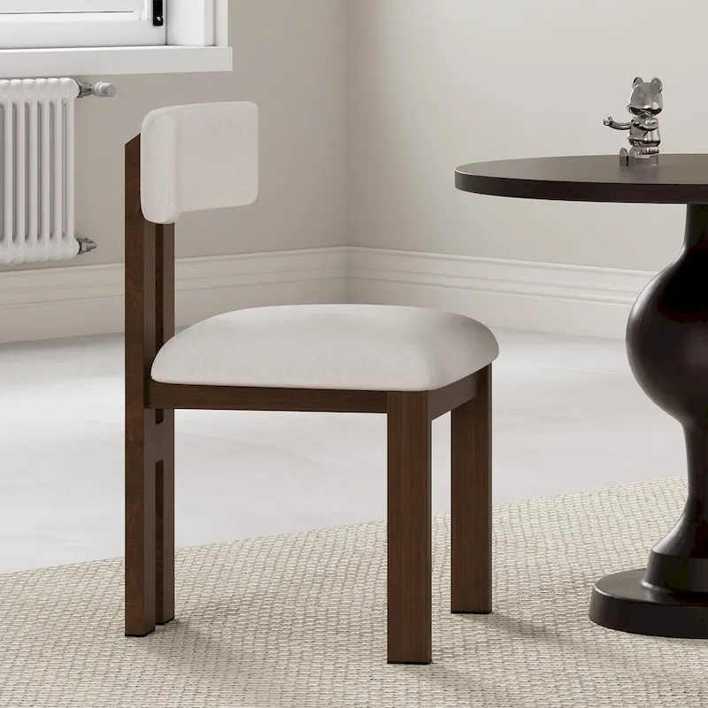 Astura Upholstered Dining Chairs, Iron Frame, Set of 2 by Christopher Knight Home