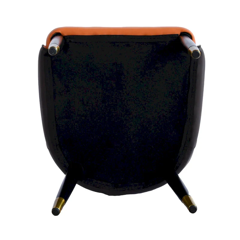 Set of 2 Modern Upholstered PU Leather Dining Chair