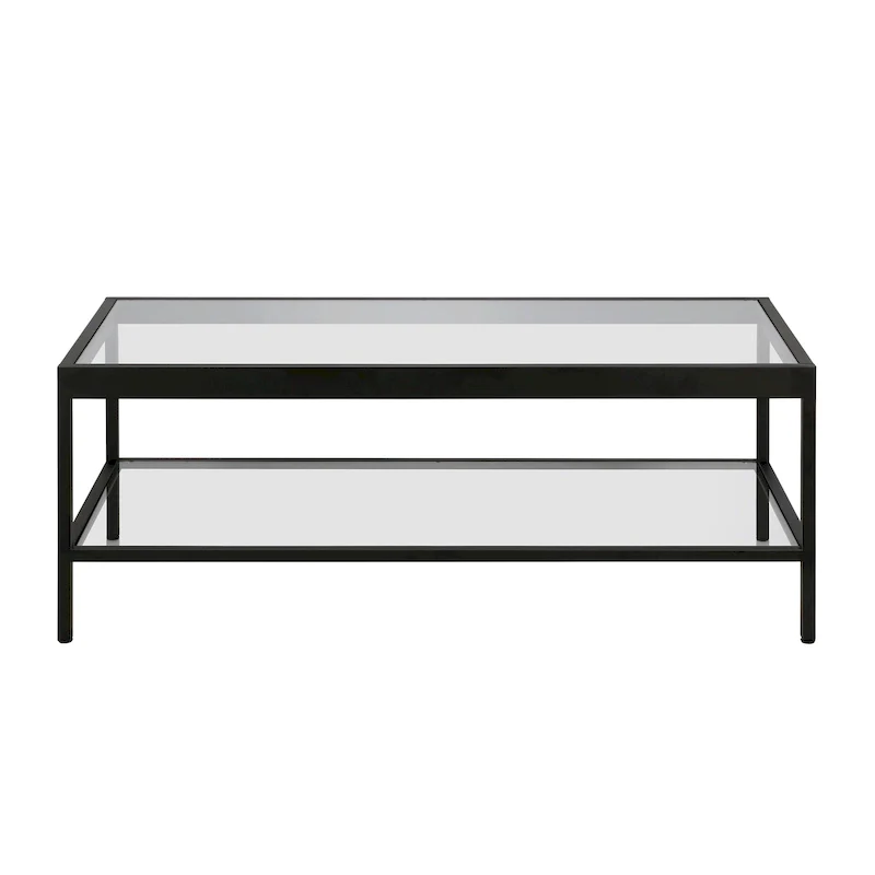 Alexis Metal and Glass Coffee Table