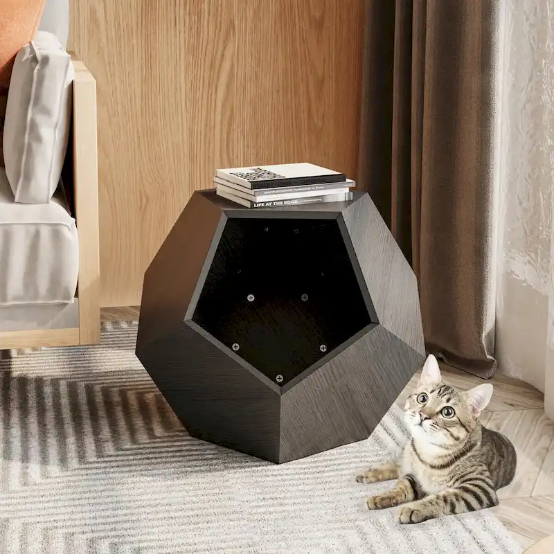 25.98 Shaped Modern Pet Furniture Cat Kennel Side Table