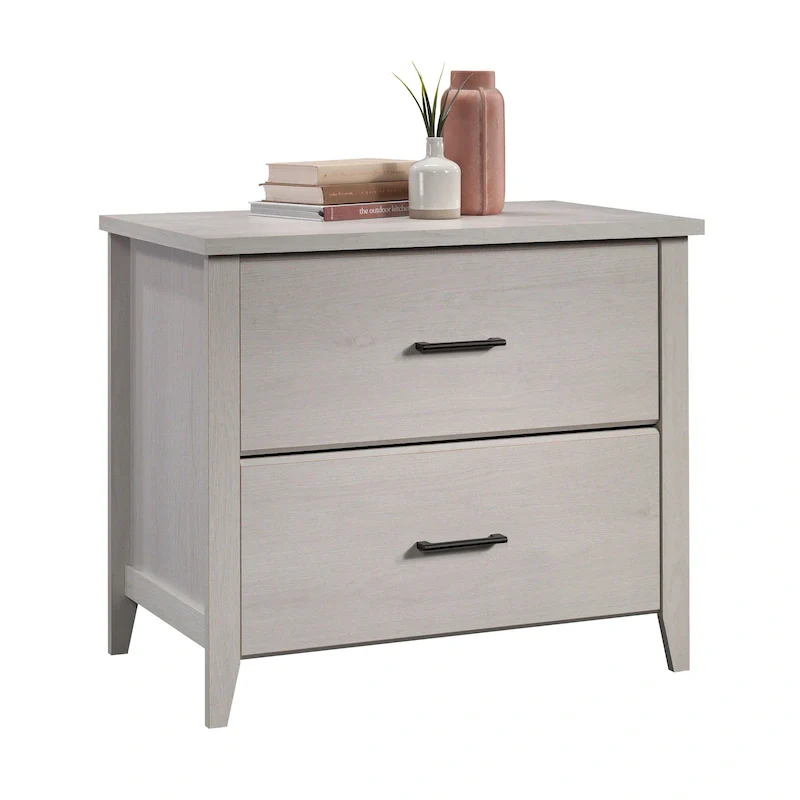 2-Drawer Lateral File Cabinet — Pebble Pine Finish, Letter/Legal/European Size