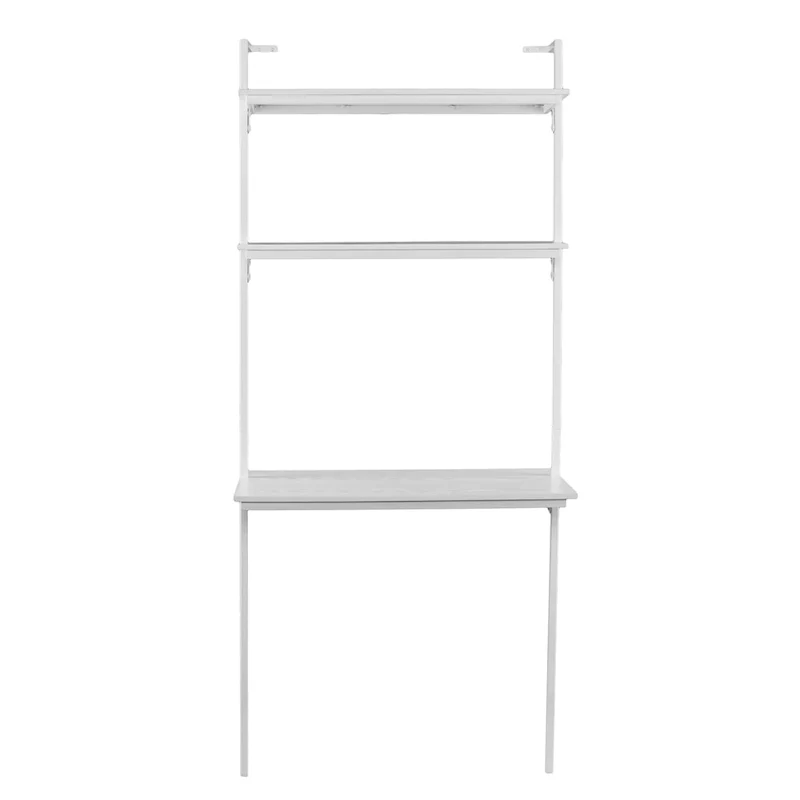 SEI Furniture Haeloen Wall Mount Desk - White