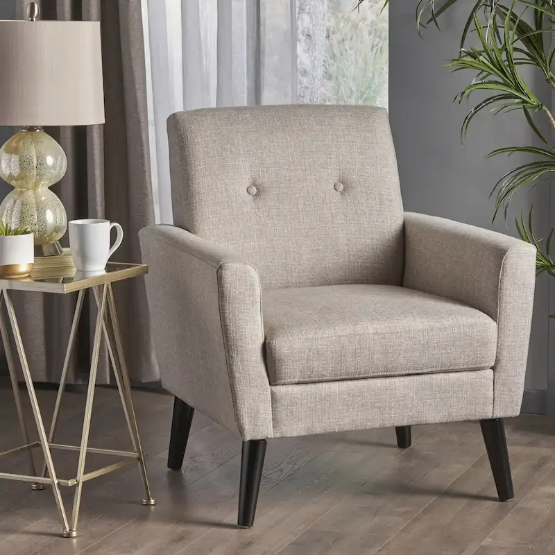 Sienna Mid-century Fabric Club Chair by Christopher Knight Home
