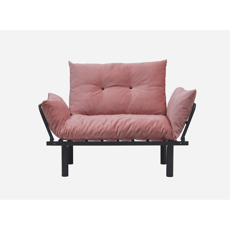 Sadio Metal Frame Loveseat With Removable Cushions