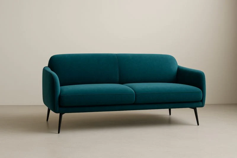 Sofa - Bleu Ptrole
